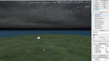 crysis sandbox 2 tutorials - how to add skybox, rain and sound.