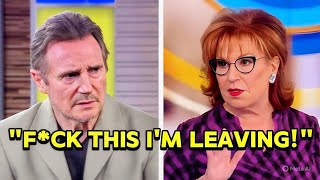 “Liam Neeson WALKS OFF The View After Joy Behar PUSHES Too Far – Shocking LIVE Clash!”---