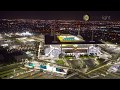 Miami Hard Rock Stadium - Night Aerial Super Bowl LIV