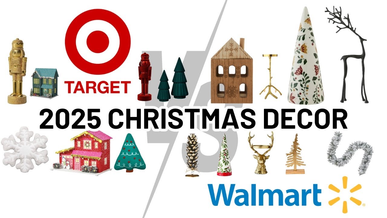 🎄 CHRISTMAS COLLECTIONS 2025 - Part 1: Target vs Walmart Christmas ...