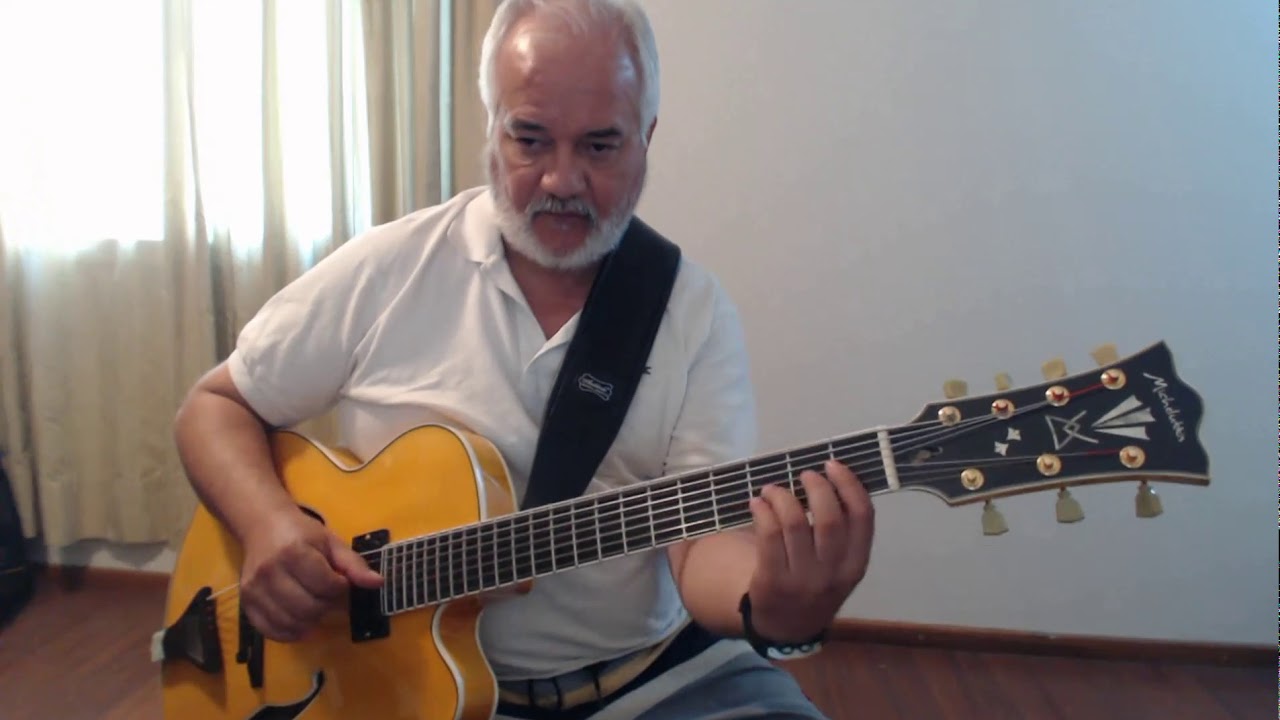 Comping short II-V-I Bb - YouTube