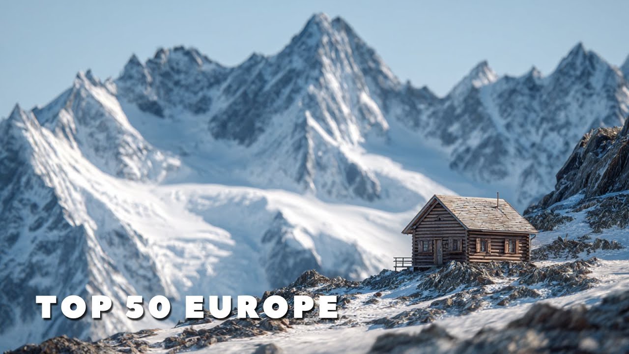 Top 50 Most Amazing Destinations in Europe | Travel Video 4K