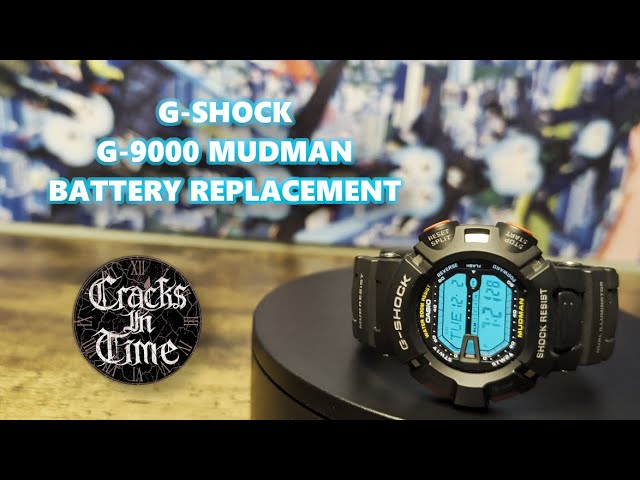 G-Shock G-9000 - Mudman Battery Replacement - YouTube