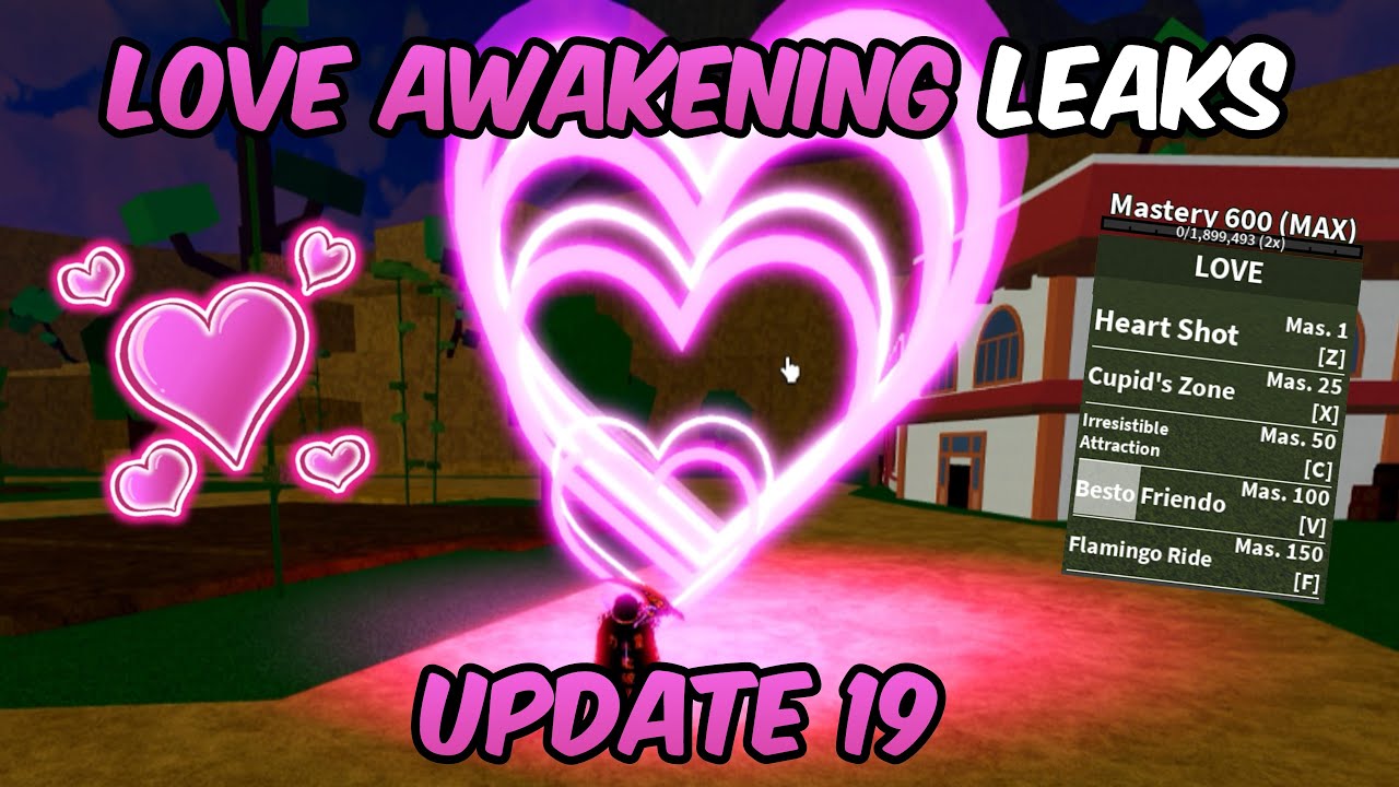 💖Update 19 LOVE AWAKENING Sneak Peaks?? (Showcase?) | Blox Fruits Valentine's Update 19 Leaks