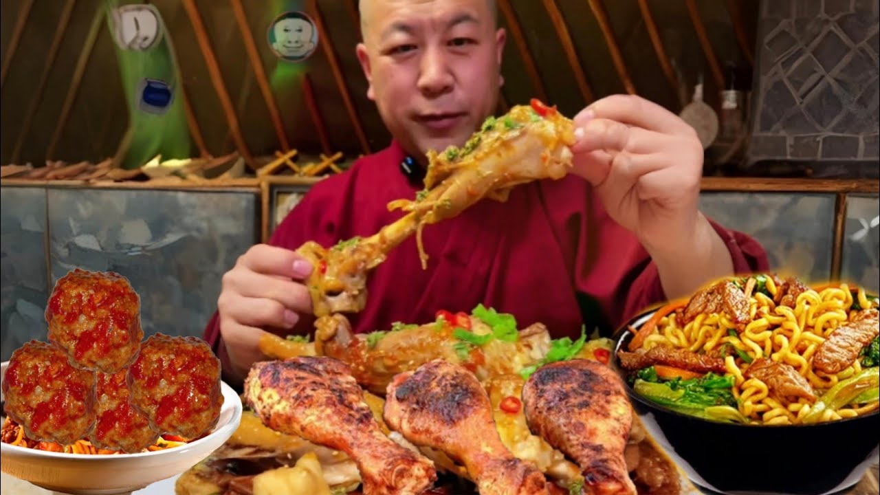 Lamb shank and beef shank bone & Noodle 