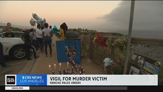 Friends hold vigil for woman shot to death in Rancho Palos Verdes