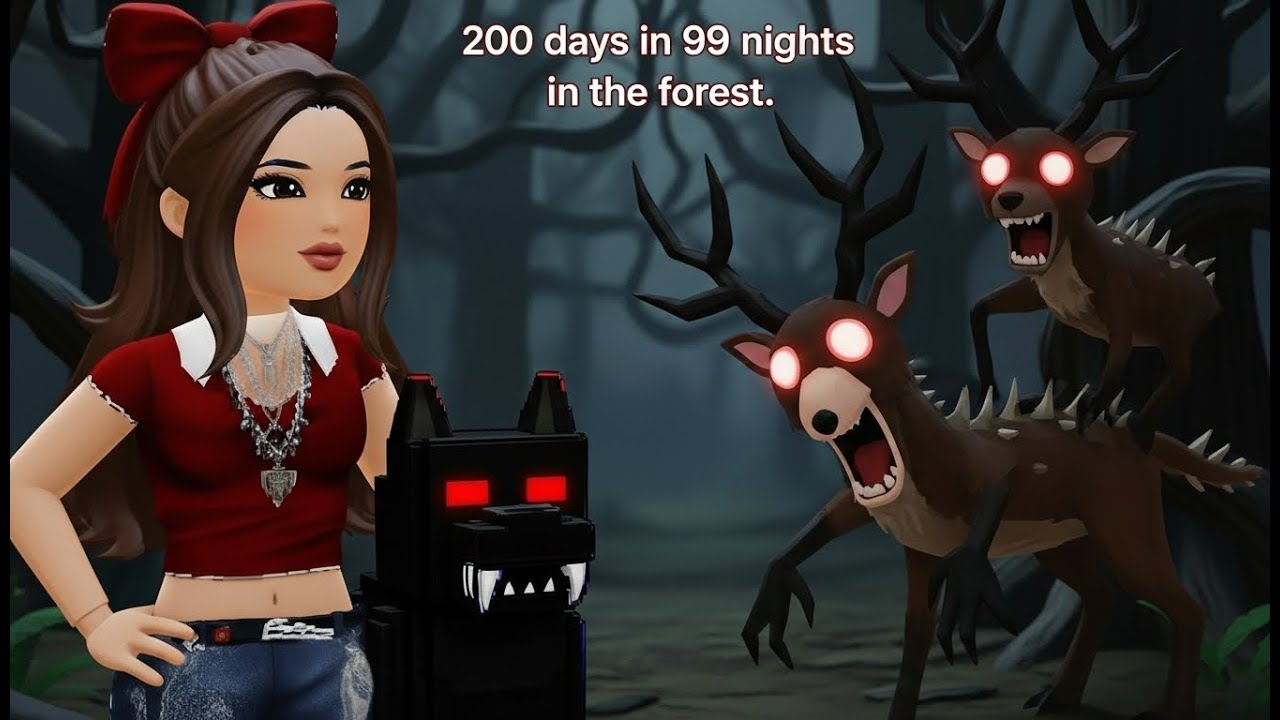 تحدى أفضل 200 يوم فى 99 ليله فى الغابه | 99nights in forest 