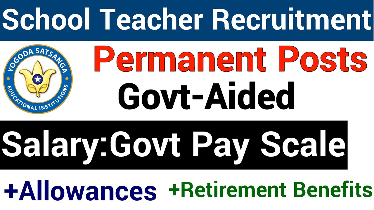freshers-eligible-ii-govt-aided-school-permanent-teachers-recruitment