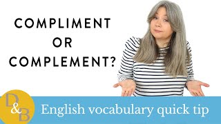 Compliment and complement