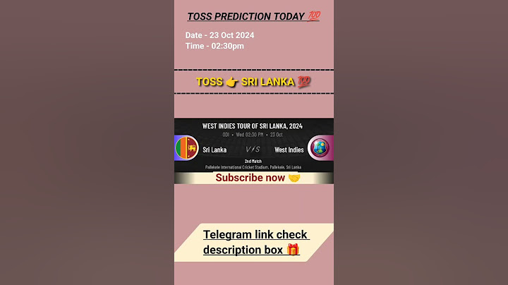 West Indies vs Sri Lanka toss Prediction 😍 | Wi vs Sl toss prediction Today | 2nd Odi match 2024