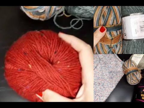 Что связать на осень и зиму? Ревизия запасов пряжи/Джемпер Акварель