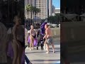 Fake Vegas showgirls get mad when you don't tip