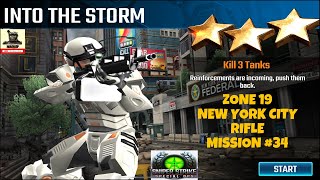 Campaign Zone 19 New York City Into The Storm Rifle mission #34 Sniper strike : special ops