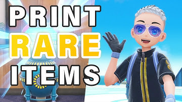 Item Printer Can MAKE Rare Poke Balls & Items ► Pokemon Scarlet & Violet