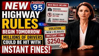 New I-95 Highway Rules Begin Tomorrow — Millions of Drivers Could Be Hit With Instant Fines!