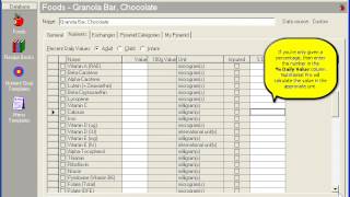 How to add an ingredient to create your recipe, food label, diet or menu? screenshot 4