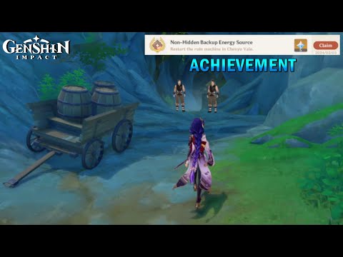 "Non-Hidden Backup Energy Source" Hidden Achievement - Chenyu Vale - Genshin Impact 4.4 #GBSLight