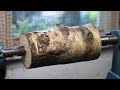 Woodturning - The Wet Birch Experiment