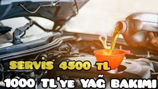 1000 TL'ye Yağ Bakımı \
