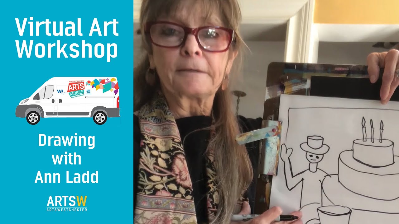 [ArtsMobile] Practicing Drawing Exercises with Artist Ann Ladd | Virtual Art Workshop