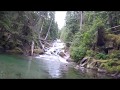 Chenuis Falls, Carbon River, Under water with the fishes!