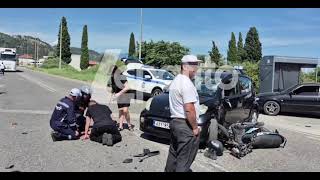 Σοβαρό τροχαίο στην Παλαιοπαναγιά – Δικυκλιστής τραυματίστηκε μετά από σφοδρή σύγκρουση με Ι.Χ.