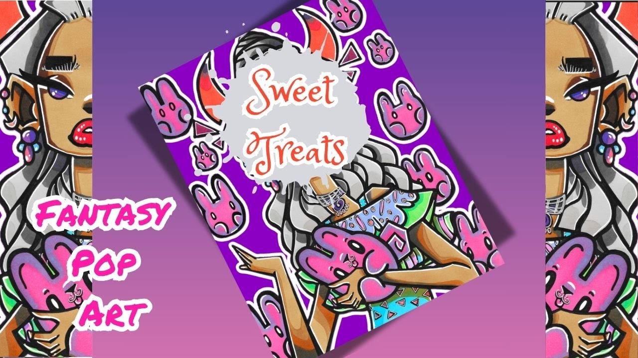 Sweet Treats Illustration/ Fantasy Pop Art