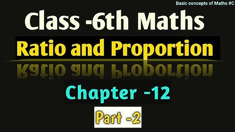 Exercise -12.1 Q 6, 7, 8, 9, 10 | Chapter -12 | Ratio and Proportion | Class -6th Maths NCERT Part-2