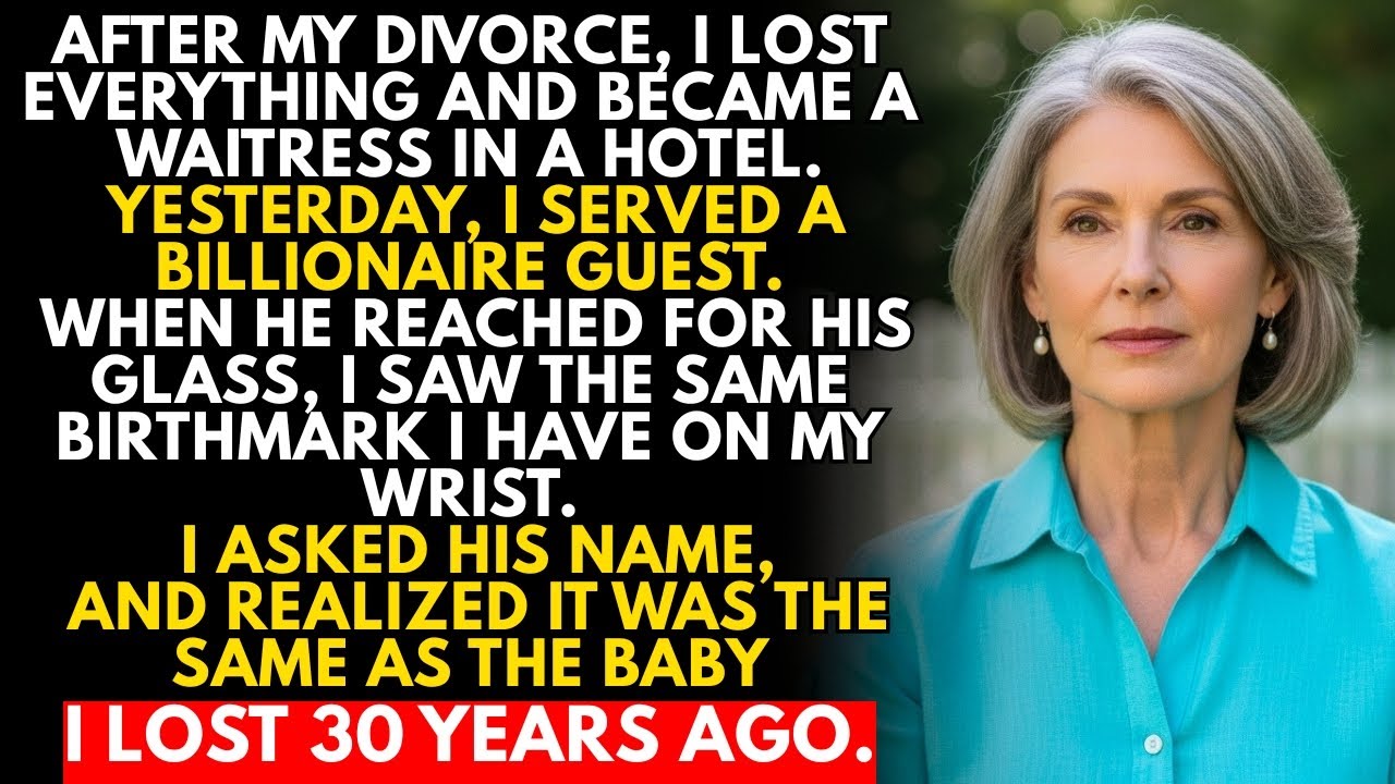 While Working As A Waitress, I Noticed A Billionaire With The Same Birthmark On His Wrist As Mine