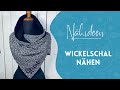 Wickelschal selber nähen (English Subtitle)