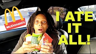 Driving Through The SAME McDonald's Drive Thru 10 Times & EATING EVERYTHING I ORDER!