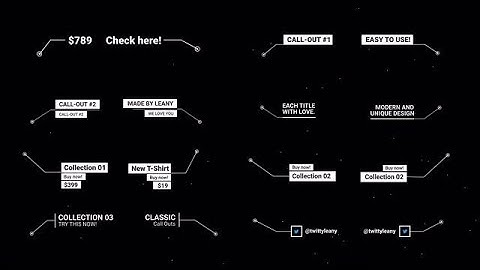 Leany Call Outs Premiere Pro Templates