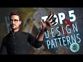 The only 5 design patterns you will need in 90% of your work, and 1 you should avoid!