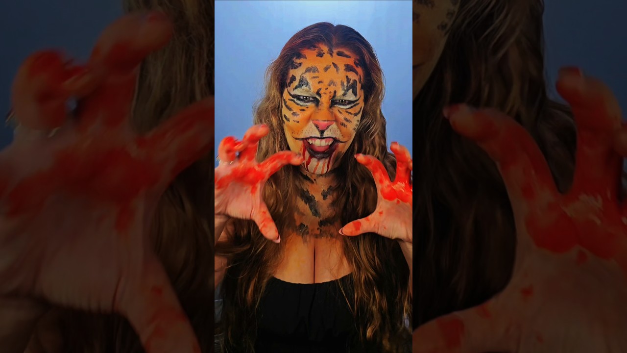 you can not reason with a 🐅 wait for the aquascape! #aquascape #plantedtank #halloween #transition