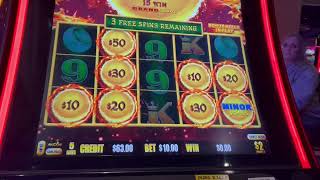 Thumbnail JACKPOT HANDPAY and BIGWIN on Dragon link slot machine #Hard rock casino @Sioux city
