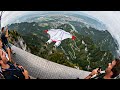 Wing suit flying daily training, ultra-high bridge training #Wing suit flying Zhang Shupeng