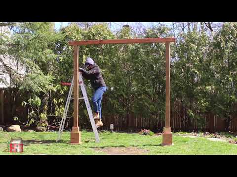 How to Build a Self Standing Wood Arch