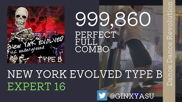 【DDR】ESP16 New York EVOLVED (Type B) 999,860 player:GINXYASU