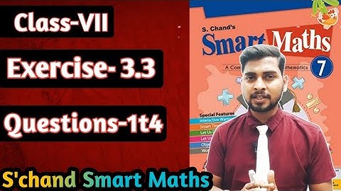 Chapter-3 Data Handling  || Exercise-3.3 || S