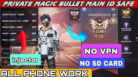 Script Hack Free Fire🔥 Magic Bullet Npc Name Antiban Drag Headshot Fix Ban bypass awm hack main id 💯