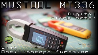 MUSTOOL MT336 True RMS Digital Clamp Meter with Oscilloscope function [unbox / review / first test]