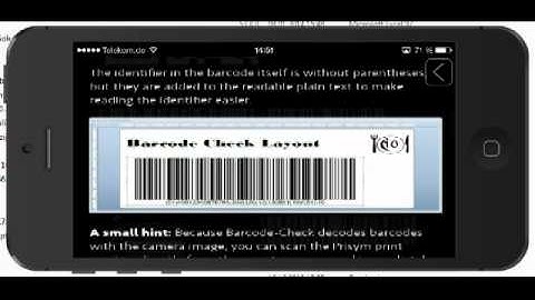 Barcode Check