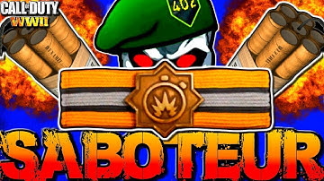 Saboteur Basic Training in COD WWII - Detonate Satchel Charges Faster! COD WWII Gameplay