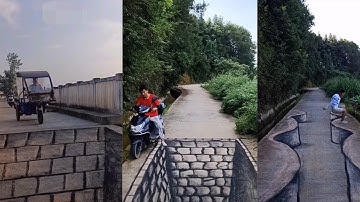 đỉnh cao nghệ thuật vẽ tranh 3D đường phố trung quốc🖌️🖌️//Tik Tok Trung Quốc//Arts creativity..#6