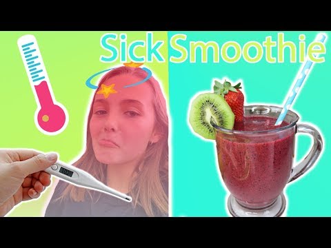 sister-gets-sick-|-fruit-smoothie-recipe-for-a-sore-throat-|-healthy-high-vitamin-c-|-kids-cooking