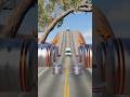 BeamNG.Drive - bollards vs car crashes Part 341 #beamngdrive #beamng #youtubeshorts #shorts