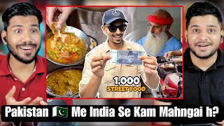 Indian Reaction on 1000 Rs Street Food Challenge in Pakistan by RHS