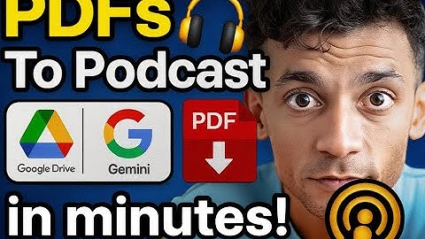 PDF → PODCAST?! Google’s New AI Feature Is Unreal 🎧🔥