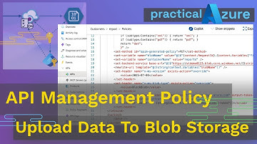 APIM Policy for Uploading Data Directly to Blob Storage