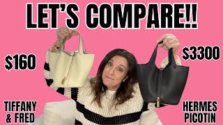 HERMES PICOTIN 18:  Worth The Price?  Comparison to the Tiffany & Fred Bucket Bag